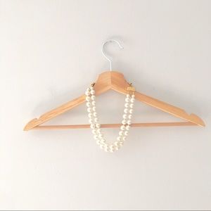 J. Crew Jewelry - Vintage Faux pearl double strand necklace/bracelet J. Crew Jewelry - Vintage Faux pearl double strand necklace/bracelet